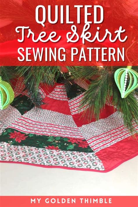 Free Octagonal Quilted Tree Skirt Pattern And Tutorial Tree Skirt