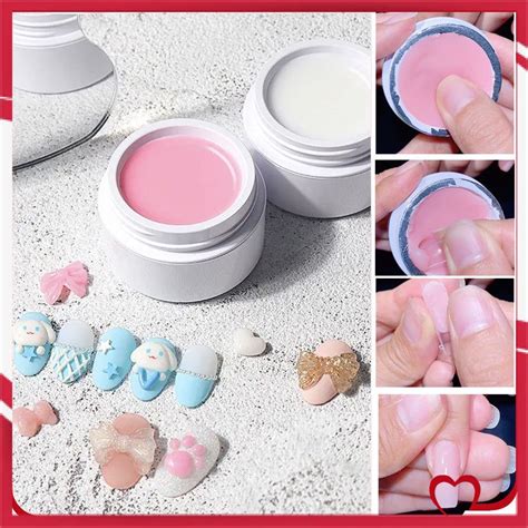 Pinpai Ml Non Stick Hand Nail Art Extension Glue Pinch Glue Carving