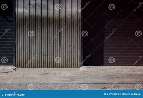 Garage Background Stock Photo Image Of Entrance Light 247425538