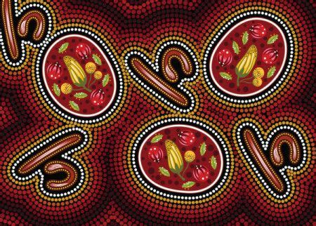 Aboriginal dot painting - Download Graphics & Vectors