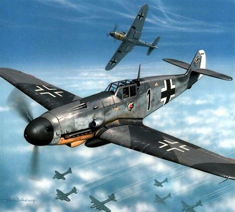 Messerschmitt Bf 109 G 1 2 JG 1 Lieutenant Heinz Knoke Germany May