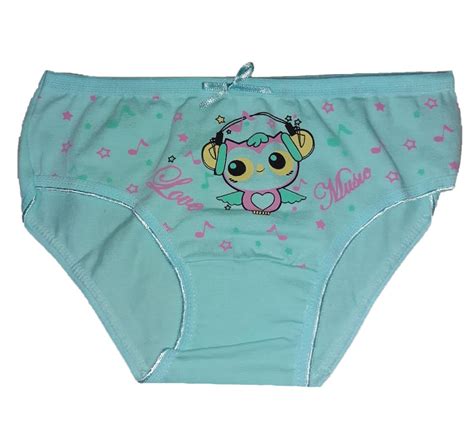 Sedef Yıldızı Kız Çocuk İnce Lastik Bikini Külot