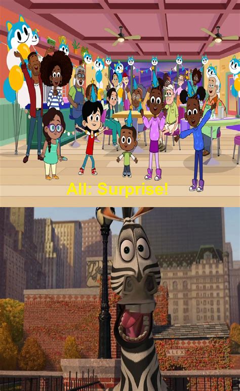 Lyla in the Loop characters surprise Marty by Pitsada on DeviantArt