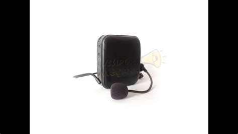 Громкоговоритель поясной РМ-70 компактный с микрофоном на съемном ...