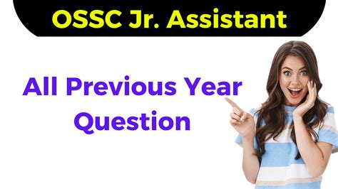 OSSSC Junior Assistant Previous Year Question 2018 2017 Free