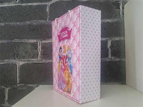 Sacolinha Princesas Disney Tamanho M Elo Produtos Especiais