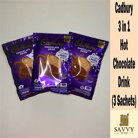 Cadbury In Hot Chocolate Drink Sachets Sachets Shopee Malaysia