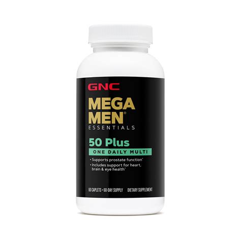 Gnc Mega Men Essentials 50 Plus One Daily Multi Supports Prostate