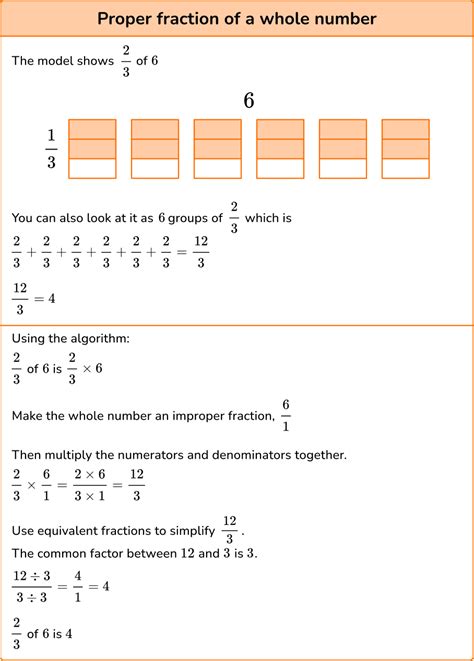 Fractions Of Numbers Elementary Math Steps Examples Questions