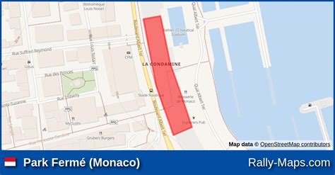 Karte Park Fermé Monaco Rallye Monte Carlo 2024 WRC RallyeKarte de