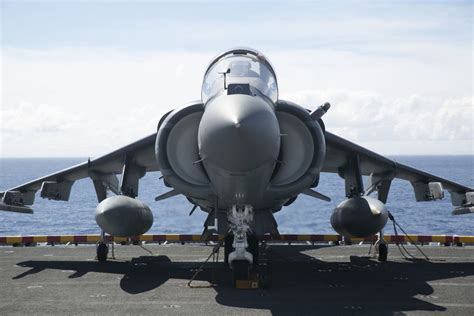 DVIDS - Images - AV-8B Harrier jets practice short takeoff, vertical landings [Image 1 of 10]