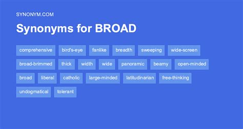 word  broad synonyms antonyms