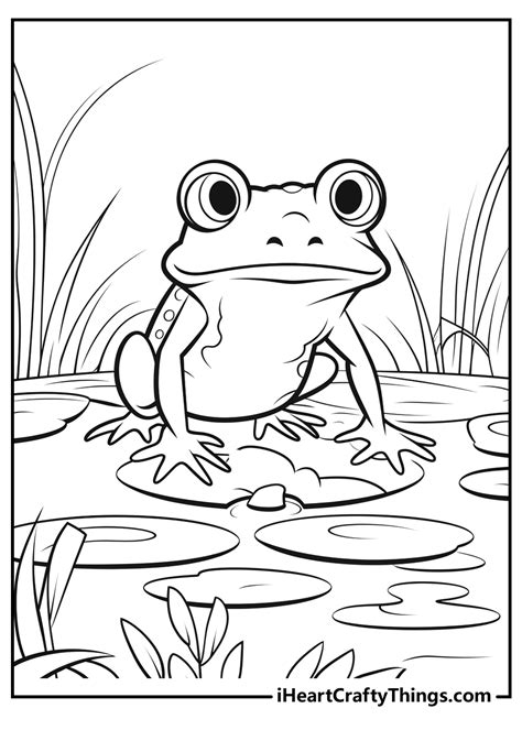 35 Free Frog Coloring Pages For Kids (2023 Printables), 50% OFF