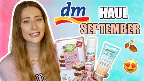 DM Haul September 2021 Neuheiten Pflege Kosmetik Food I Stefanie