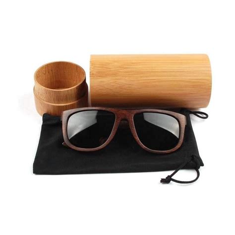 Vintage Handmade Bamboo Wooden Sunglasses Box Case Without Sunglasses Ct0121 Wooden