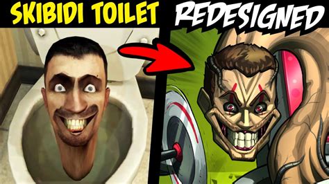 Skibidi Toilet Characters Redesigned Story Speedpaint Youtube