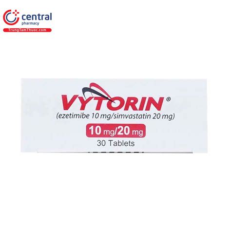 [CHÍNH HÃNG] Thuốc Vytorin 10mg/20mg điều trị tăng Cholesterol máu