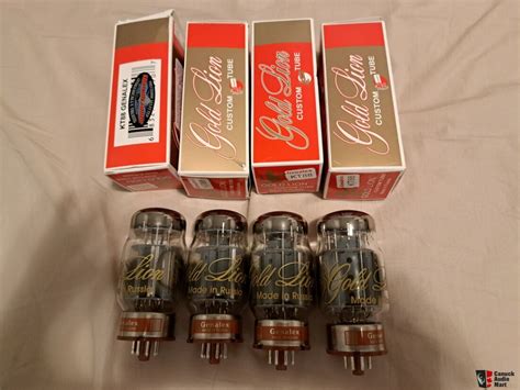 Gold Lion KT 88 Vacuum Tubes Matched Quad For Sale US Audio Mart