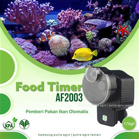 Jual Alat Untuk Pemberi Pakan Ikan Aquarium Otomatis Food Timer AF