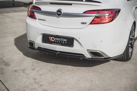 Rear Splitter With Vertical Bars Opel Insignia Mk Opc Facelift