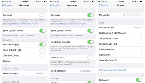 how to change imessage number