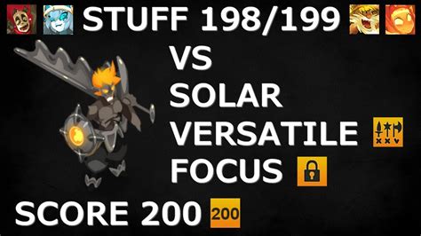 STUFF 198 199 LOW COST VS SOLAR VERSATILE FOCUS SCORE 200 TEAM SUCCES