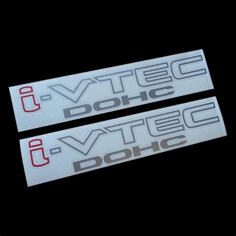 Buy X I Vtec Dohc Red I Civic Decals Stickers Jdm Sir K Fa