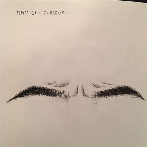 How To Draw Angry Eyebrows At How To Draw