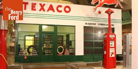 Texaco Service Station Circa 1960 The Henry Ford