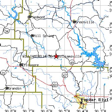 Williamsville, Missouri (MO) ~ population data, races, housing & economy