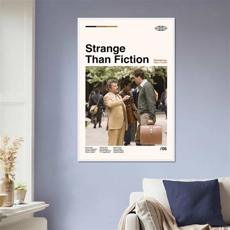 Stranger Than Fiction Poster, Stranger Than Fiction Print, Minimalist