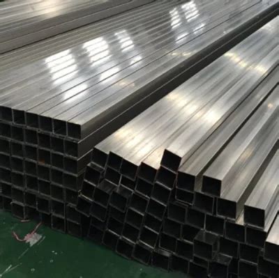 Carbon Steel Square Tube Profiles Sizes Tubular Galvanized Steel