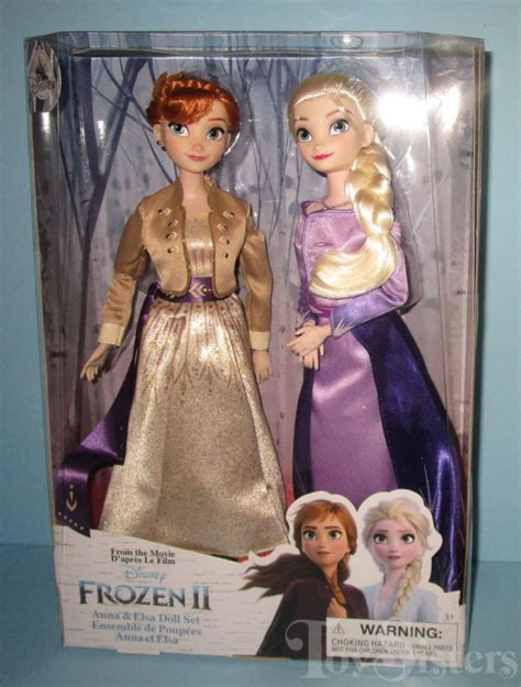 Disney Store Frozen 2 Anna & Elsa Doll Set - Toy Sisters