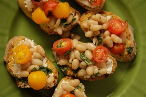 Tomato White Bean Bruschetta Recipes Camellia Brand