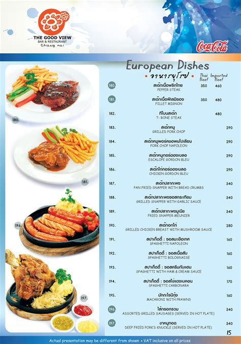 FOOD & BEVERAGE : THE GOOD VIEW BAR & RESTAURANT CHIANG MAI RIVERSIDE