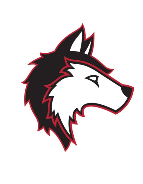 Red And Black Wolf Logo