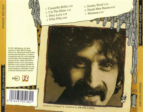 OidalERocK-ProG: Frank Zappa - Over-Nite Sensation (1973)