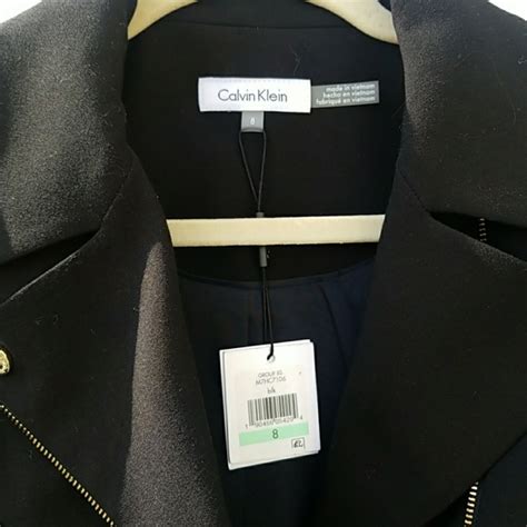 Calvin Klein Jackets Coats Calvin Klein Moto Jacket Poshmark