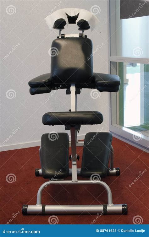 Chair Massage For Business Stock Image Image Of Employees 88761625