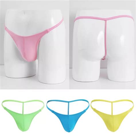 String Sexy Pour Hommes Gros P Nis Pochette En U Sous V Tements Gay String Eur Picclick It