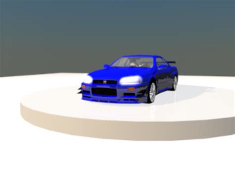 Nissan Skyline Gtr R34 Free 3d Model C4d Free3d