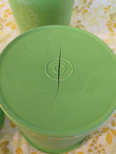 Vintage Lime Green Tupperware Canister Set 3 Pc Vintage Etsy