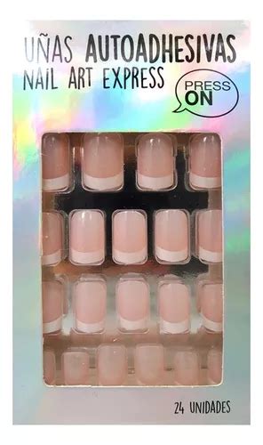 Uñas Press On Autoadhesivas Francesita Nude Thelma louise MercadoLibre