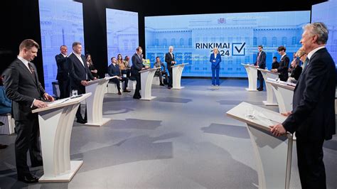 Rinkimai 2024 Kandidatų į Respublikos Prezidentus debatai Gynyba