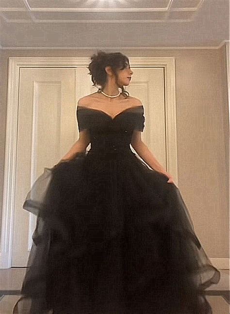 Black Tulle Sweetheart Layers Long Party Dress Black Tulle Long Prom