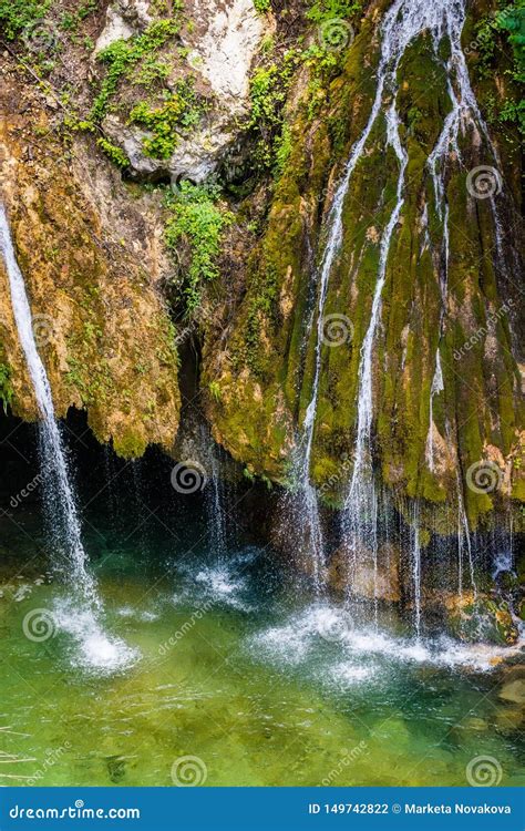 Saut Du Loup France June 20 2018 Waterfall `cascade Du Saut Du