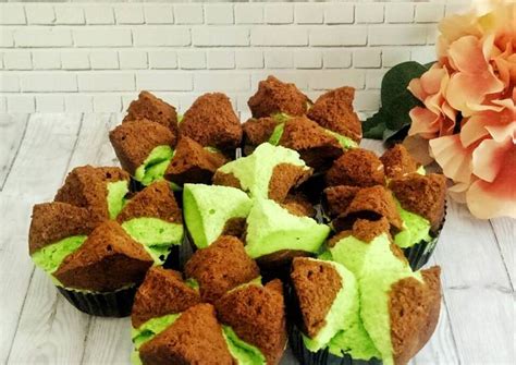 Resep Bolu Kukus Mekar Pandan Coklat Metode All In One Oleh Liona