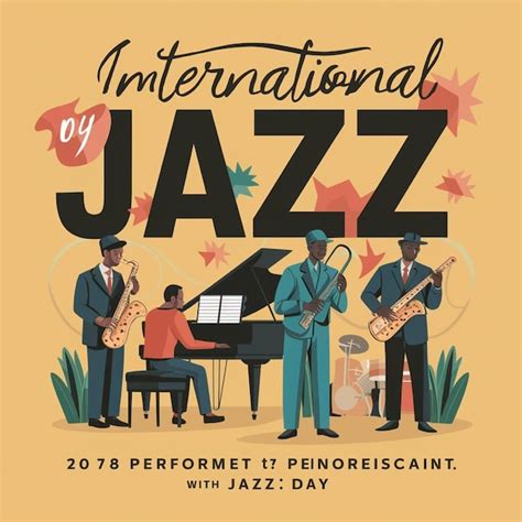 Premium Photo International Jazz Day With Jazz Musicians Performing