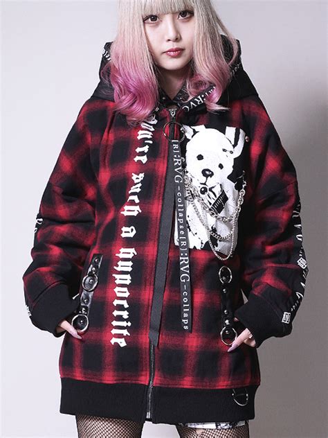 CDJapan Custom Hypocrite Check Zip Blousen M SB05106 10003 SEX POT