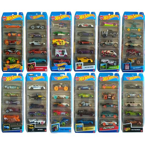 Hot Wheels Pacote Carros Escala Escolha Seu Kit Original Mattel Shopee Brasil